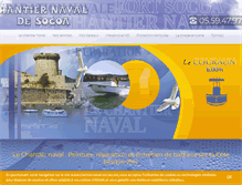 Tablet Screenshot of chantier-naval-socoa.com
